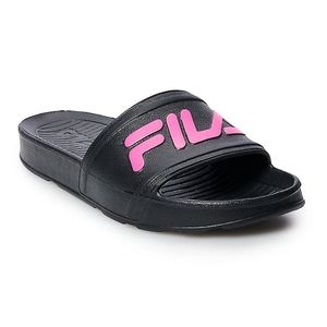 FILA sandals size médium, pink and black color